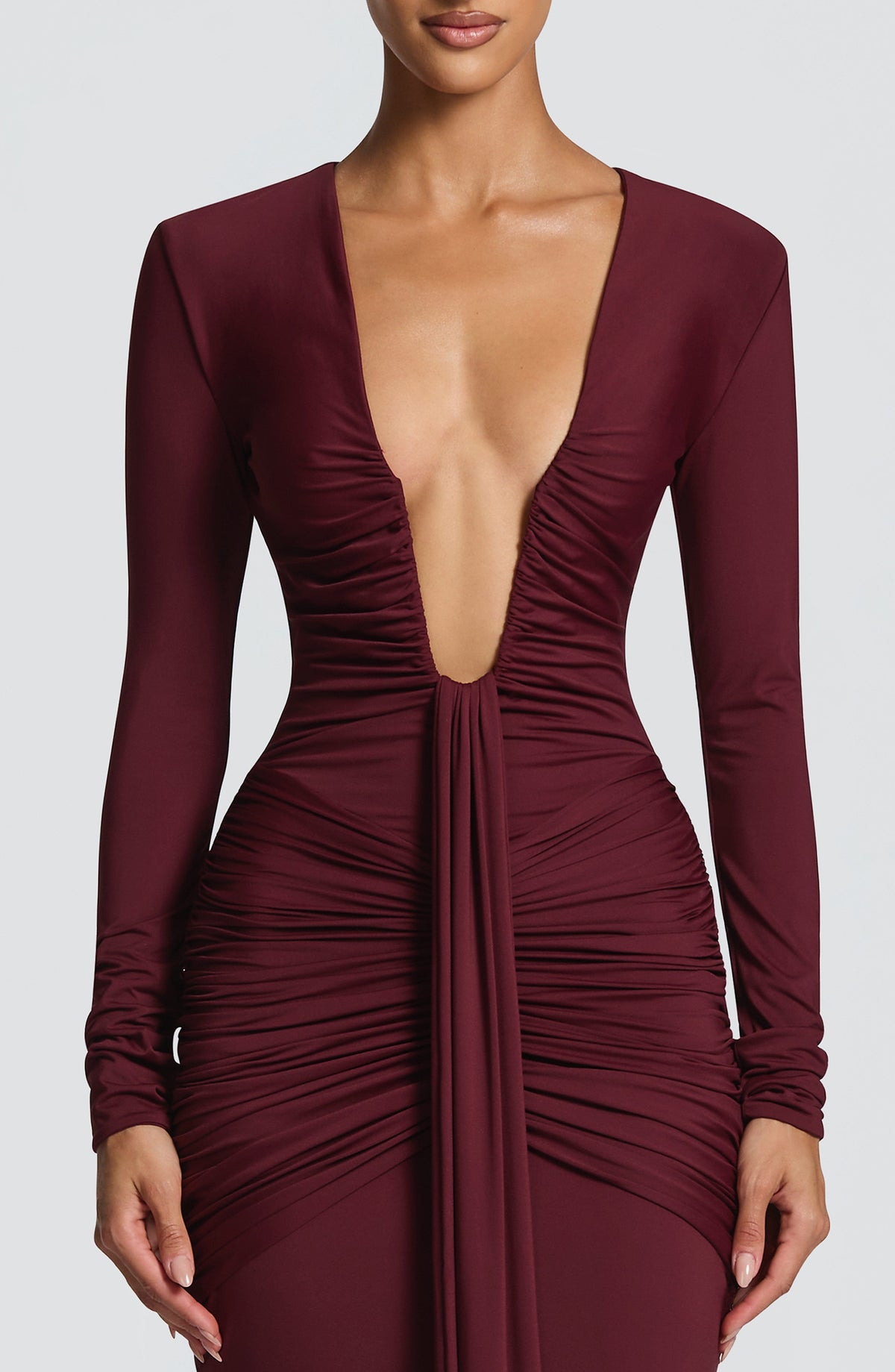 Belavie Tarella Maxi Dress - Cherry Lacquer