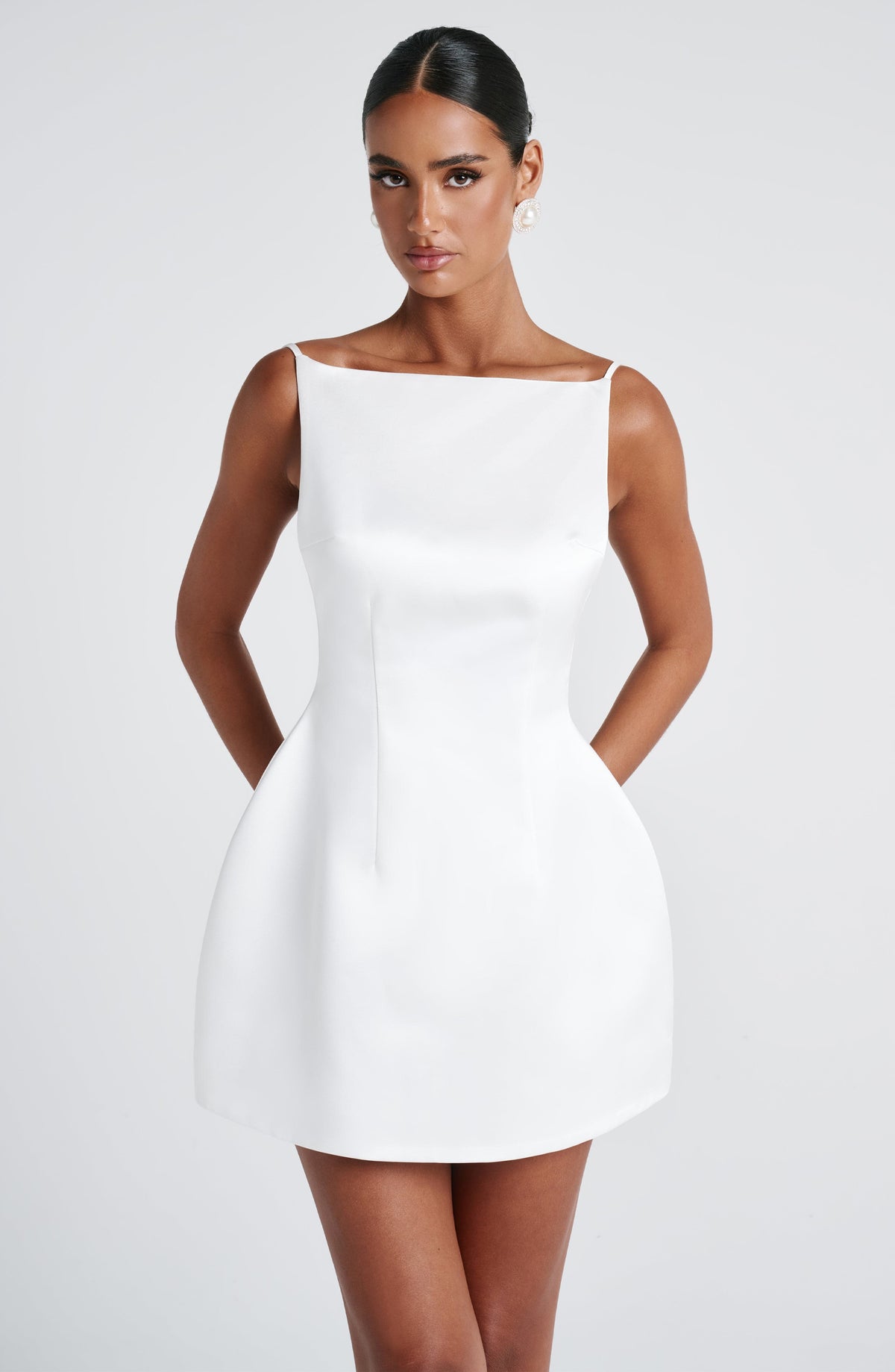 Belavie Tatella Mini Dress - Ivory