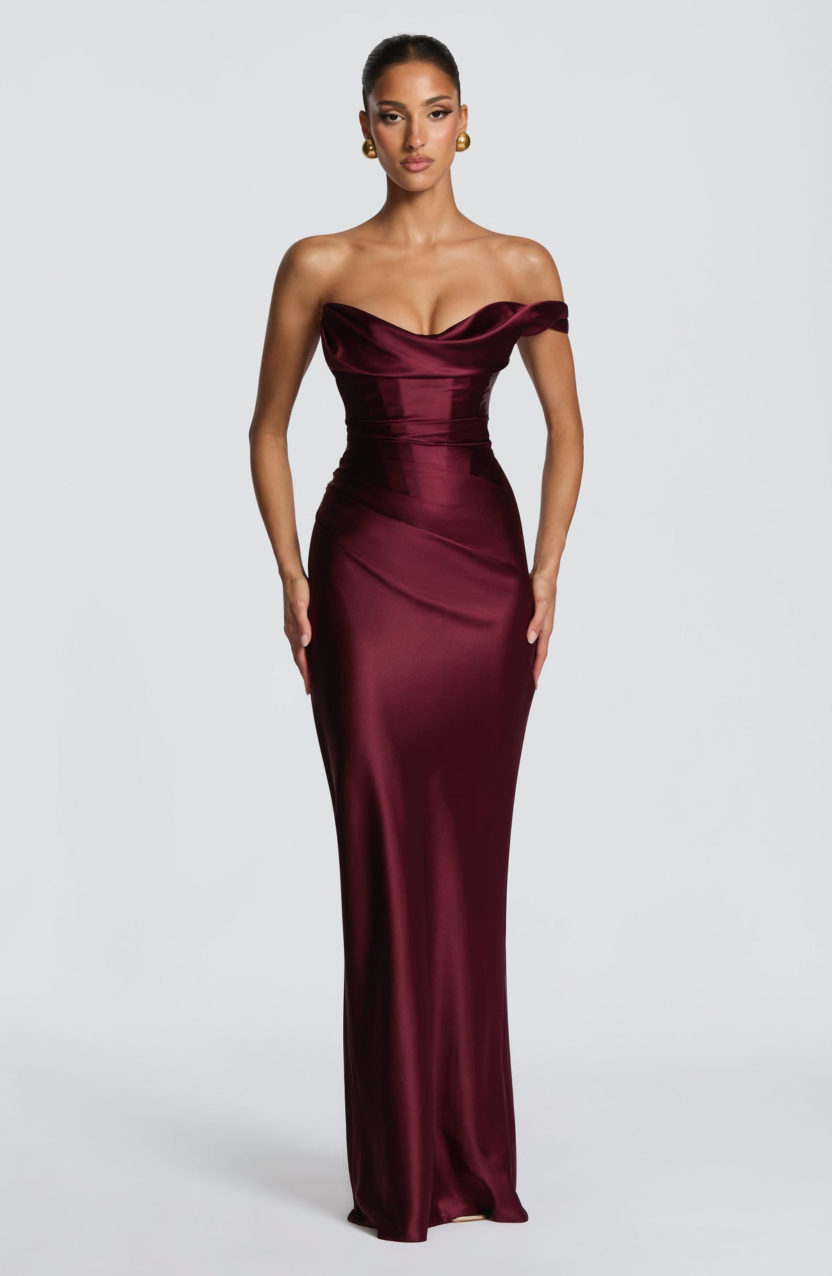 Belavie Thalassella Maxi Dress - Cherry Lacquer