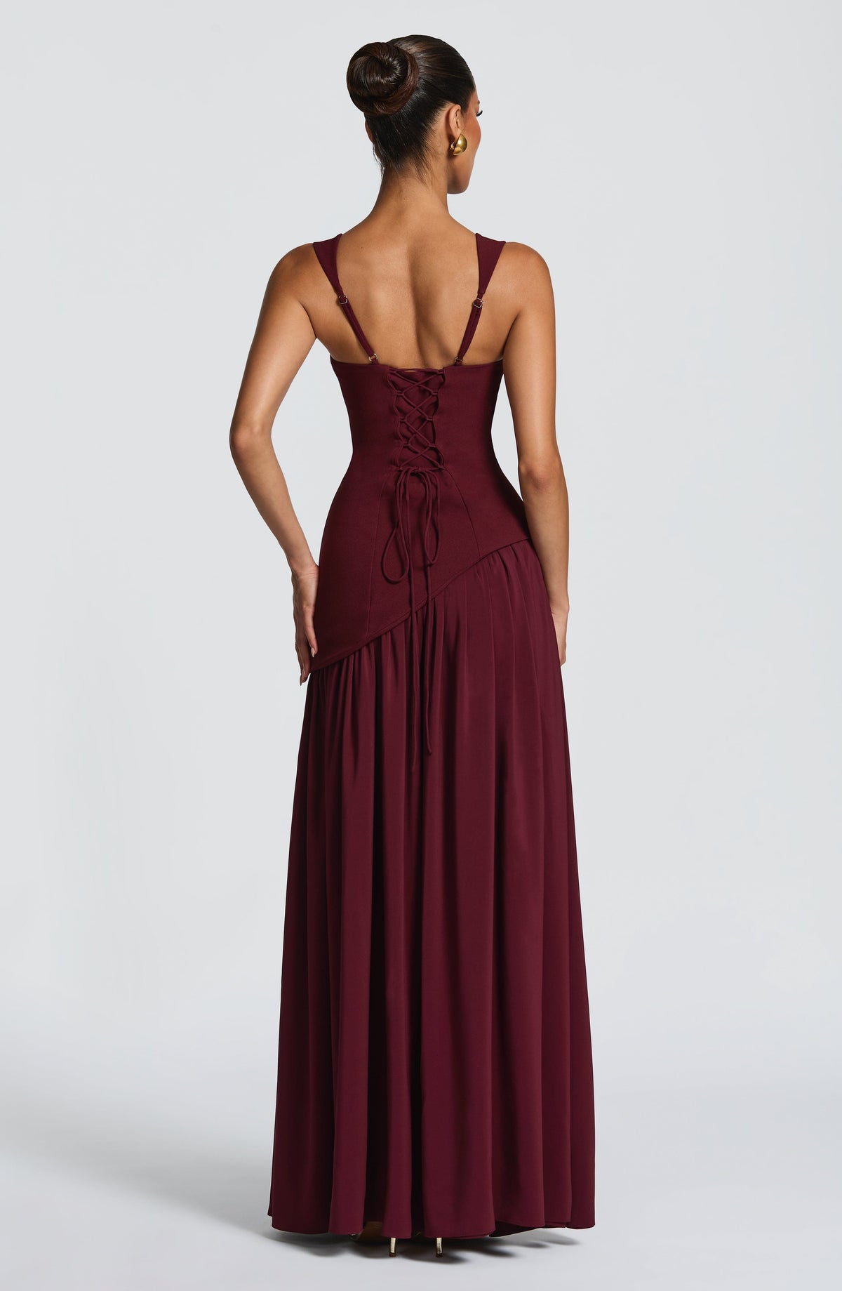 Belavie Tullula Maxi Dress - Cherry Lacquer