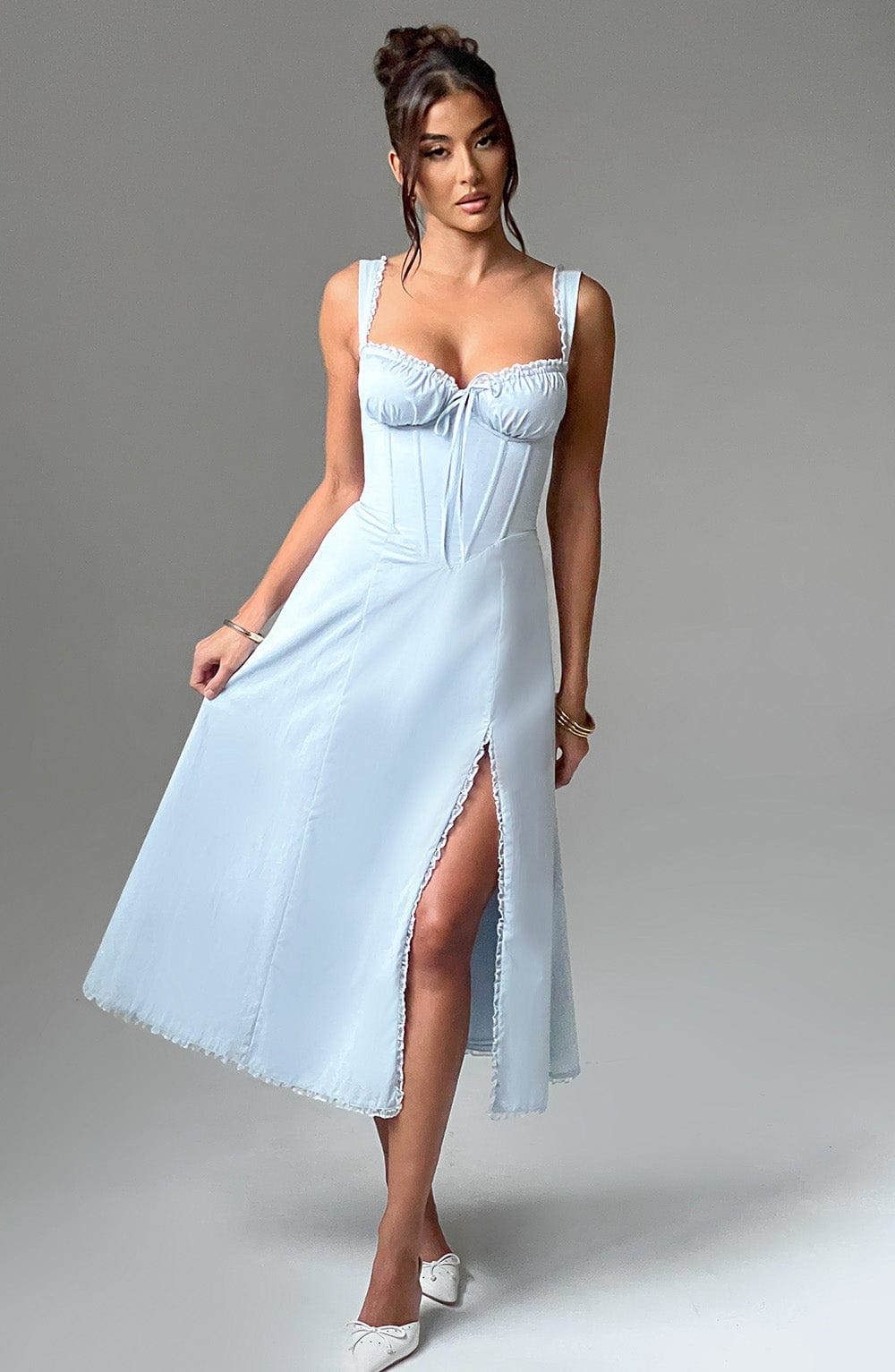 Belavie Ulrikella Midi Dress - Blue