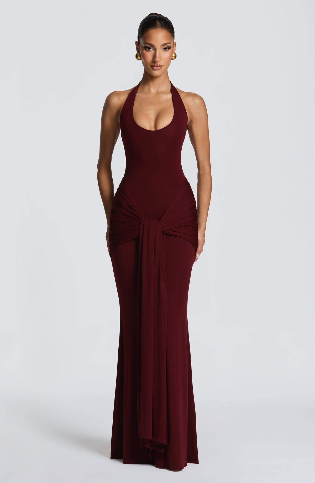 Belavie Venedella Maxi Dress - Cherry Lacquer