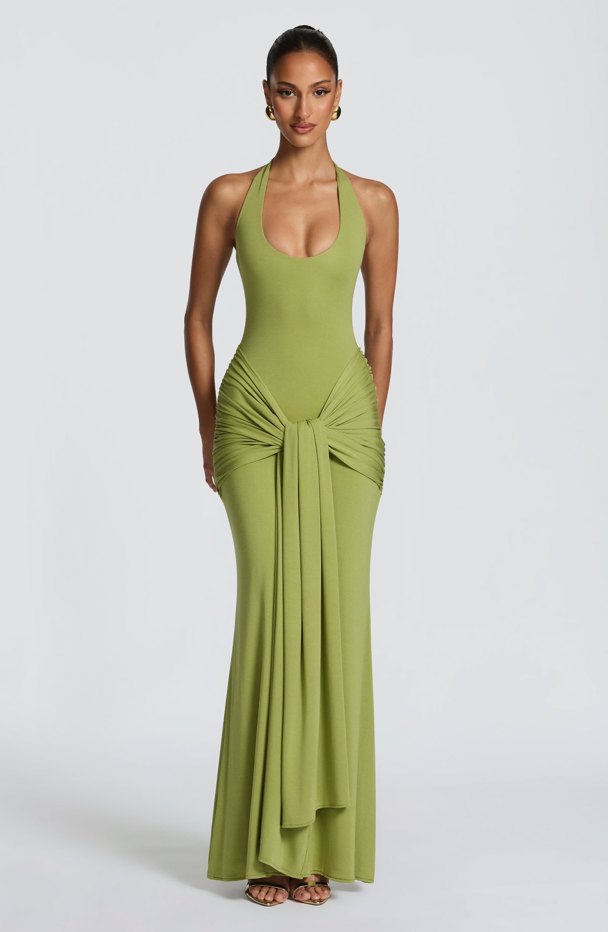 Belavie Venedella Maxi Dress - Olive