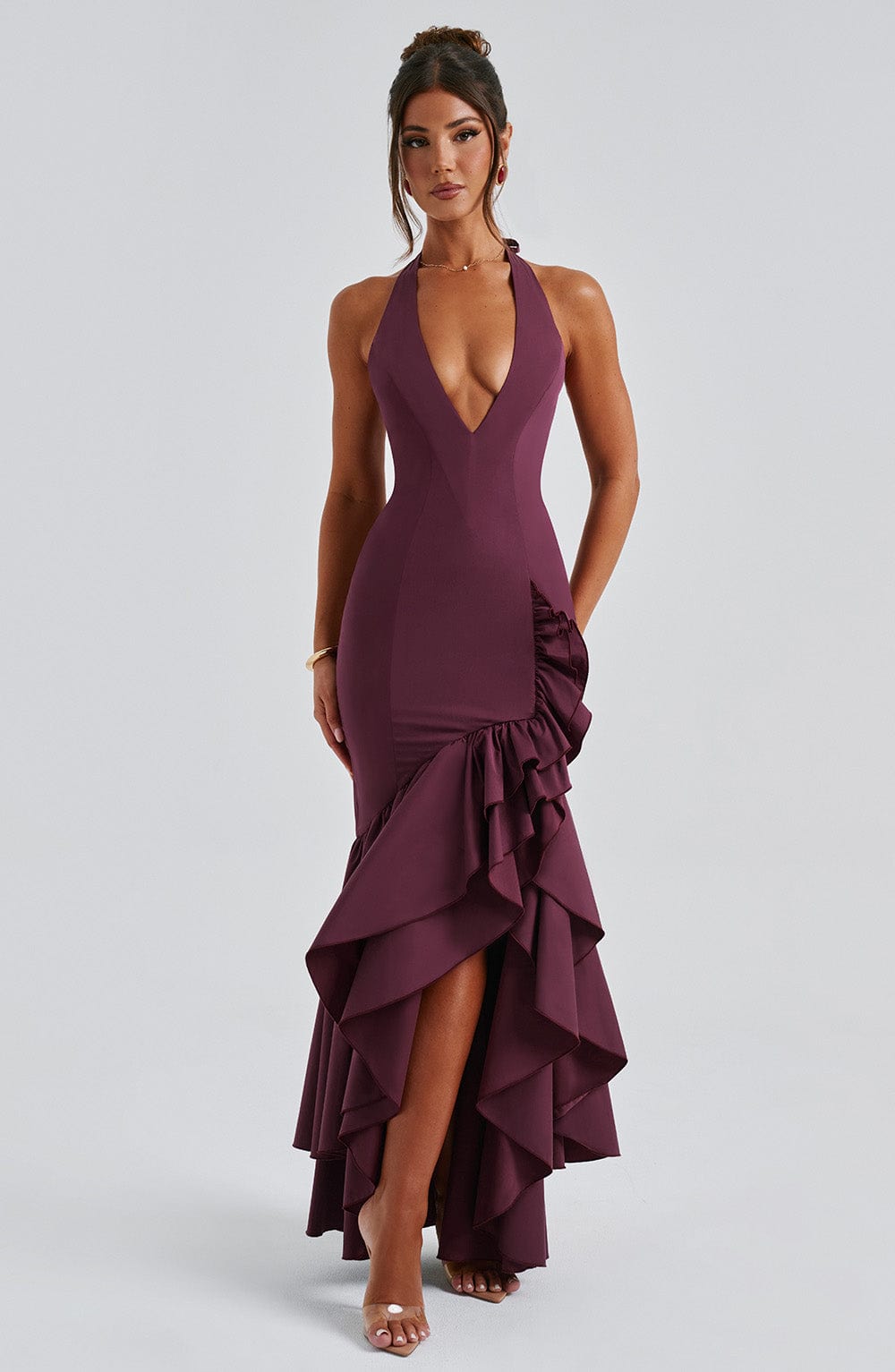 Belavie Veroniquella Maxi Dress - Cherry Lacquer