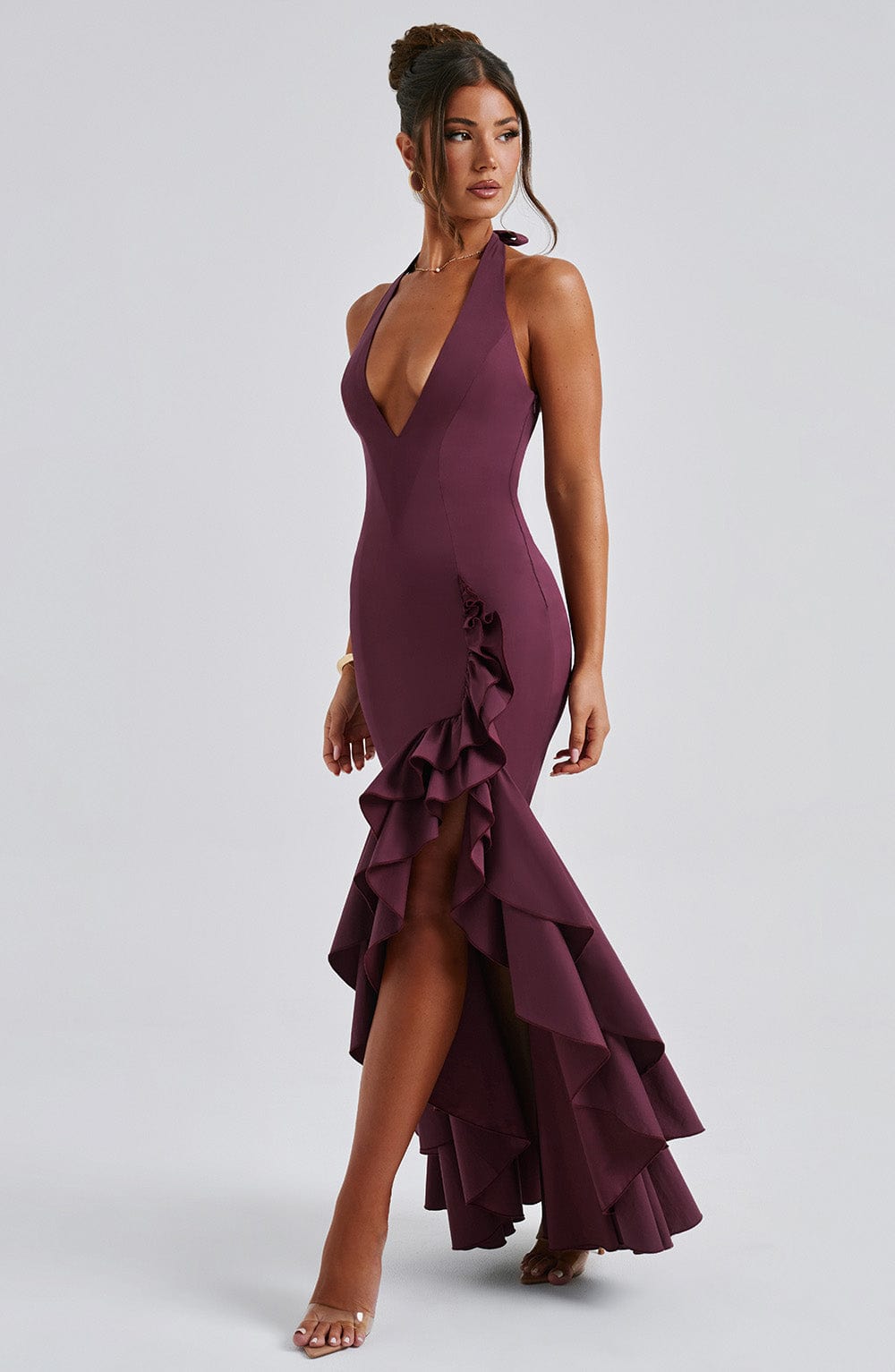Belavie Veroniquella Maxi Dress - Cherry Lacquer