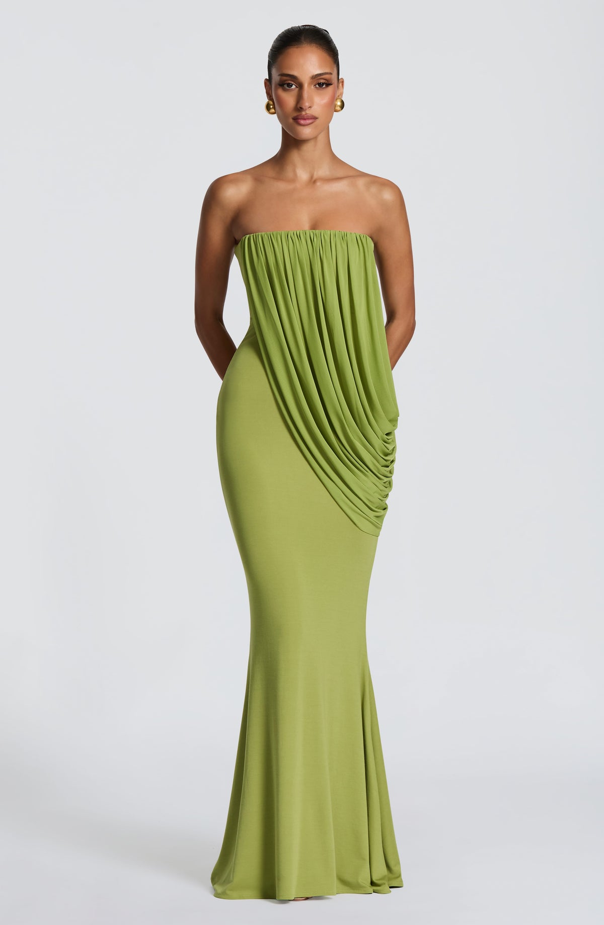 Belavie Viennella Maxi Dress - Olive