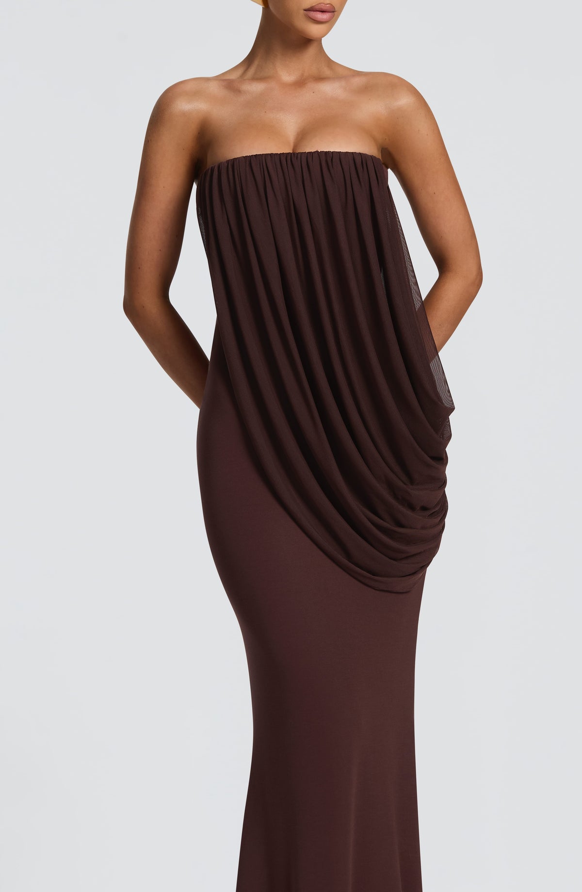 Belavie Viennella Maxi Dress - Plum Brown
