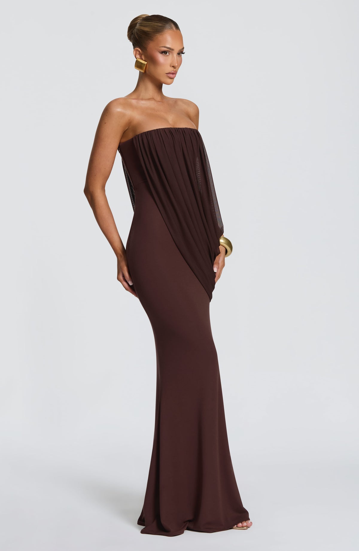 Belavie Viennella Maxi Dress - Plum Brown