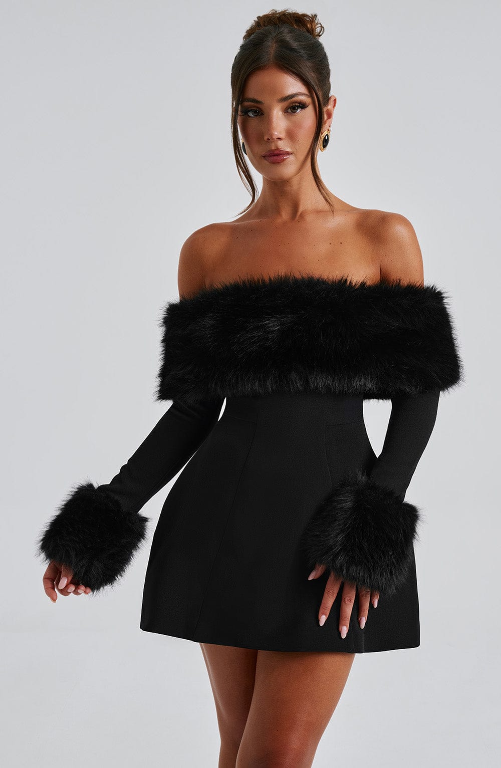 Belavie Villanella Mini Dress - Black