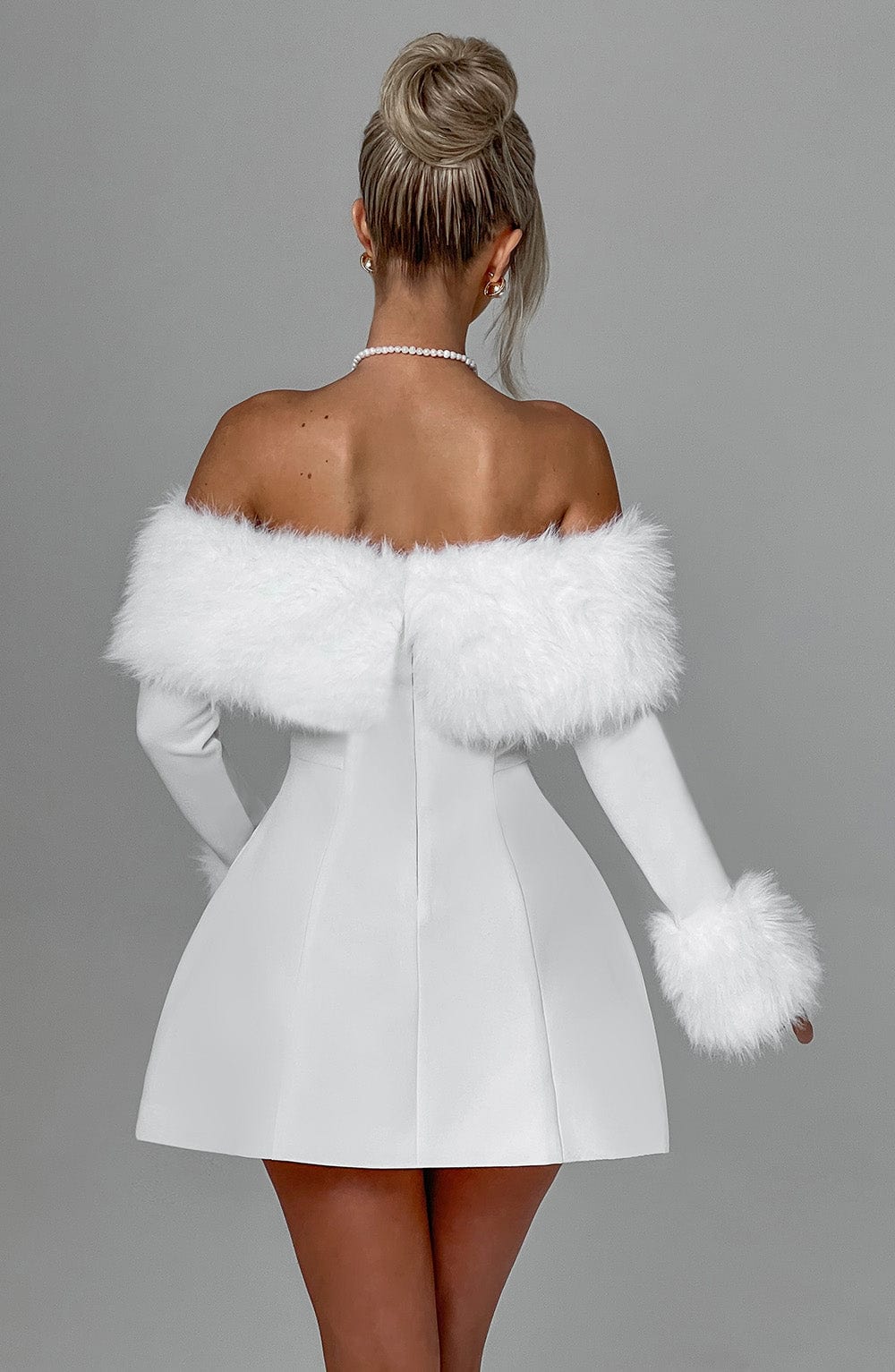 Belavie Villanella Mini Dress - Ivory