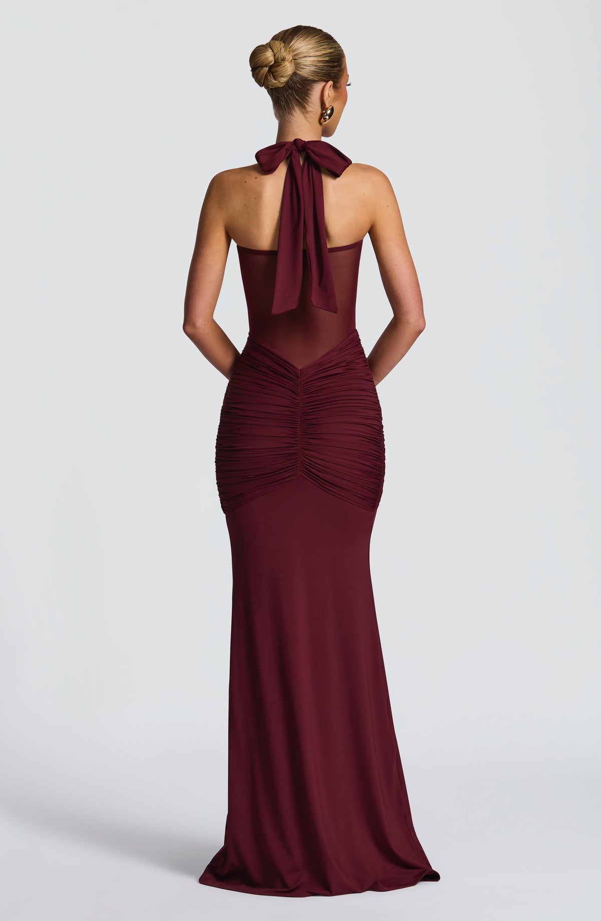 Belavie Vixenne Maxi Dress - Cherry Lacquer