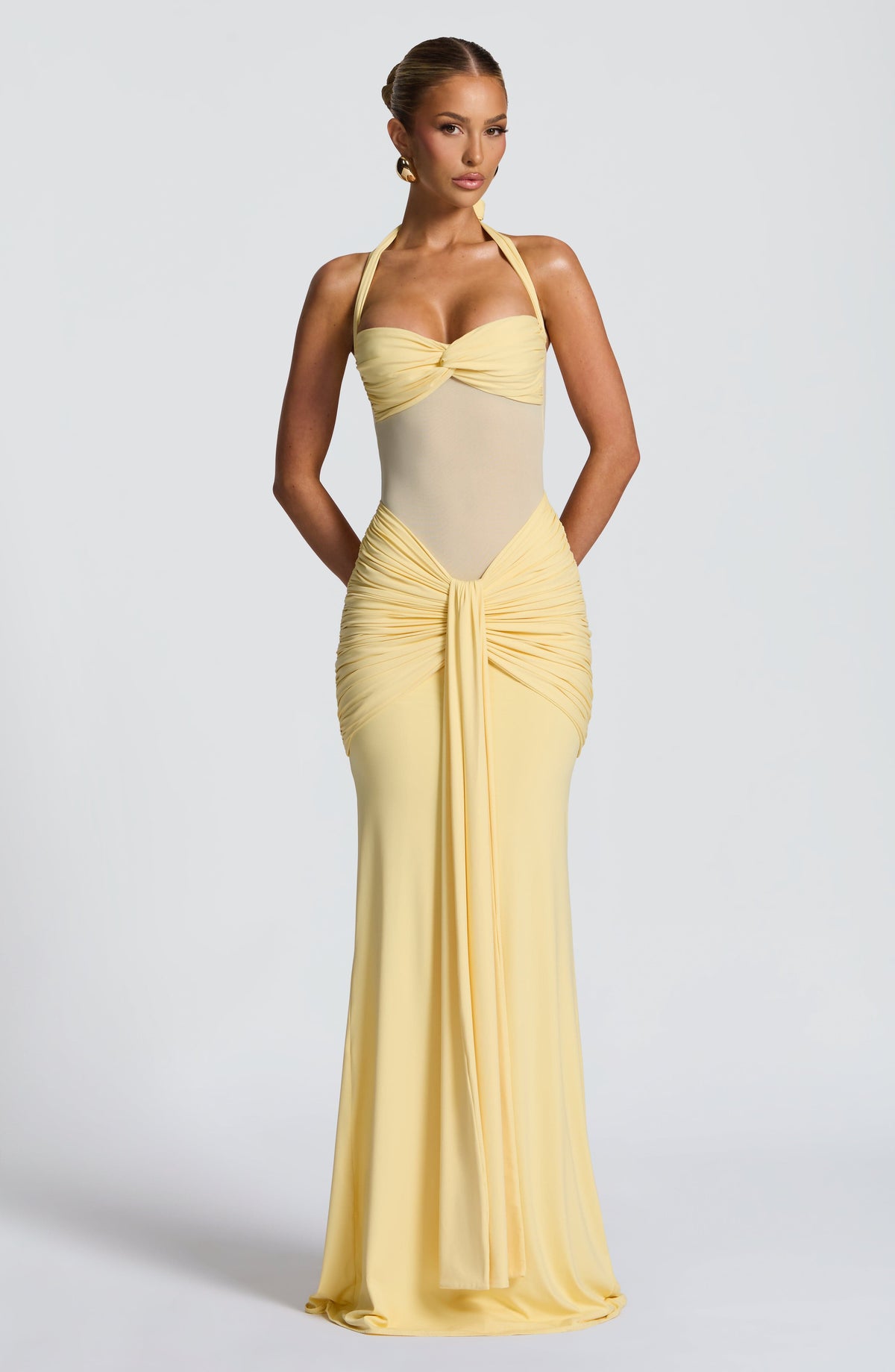 Belavie Vixenne Maxi Dress - Lemon