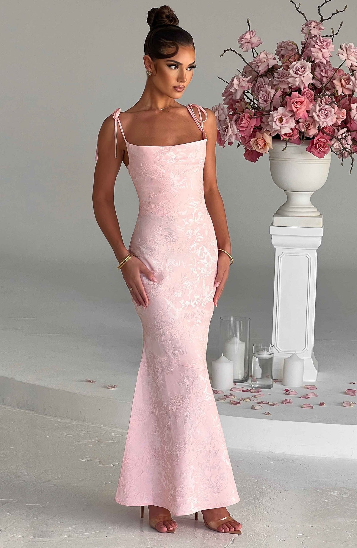 Belavie Whitnie Maxi Dress - Blush