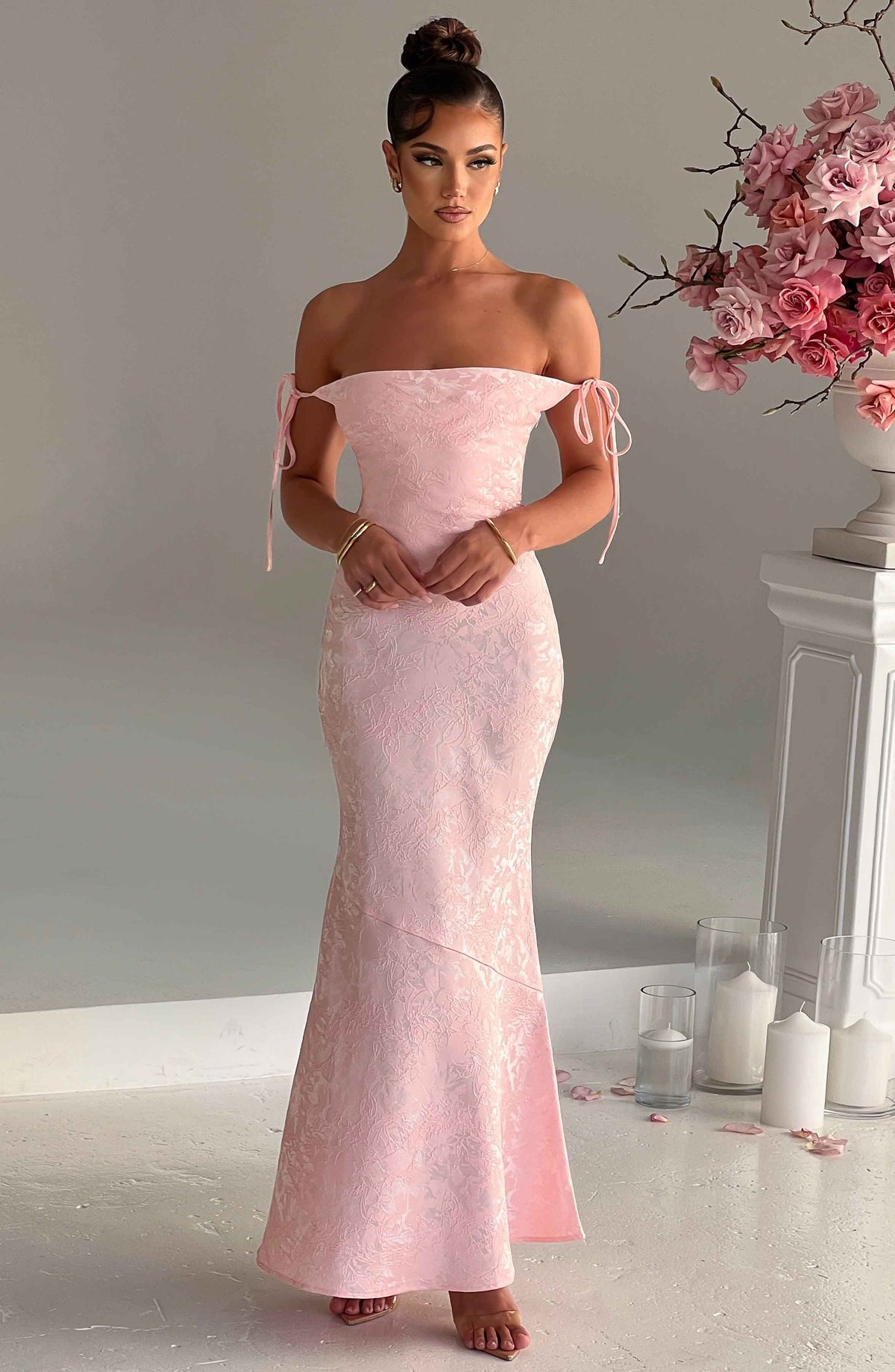 Belavie Whitnie Maxi Dress - Blush