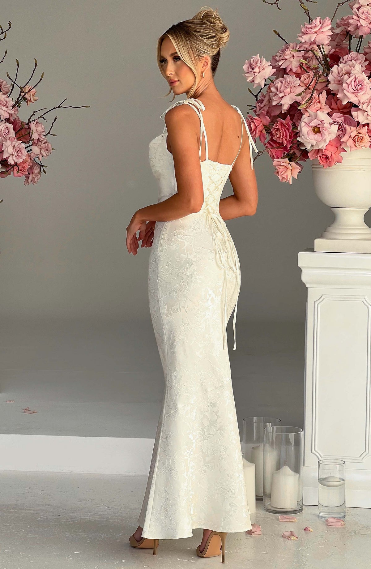 Belavie Whitnie Maxi Dress - Ivory