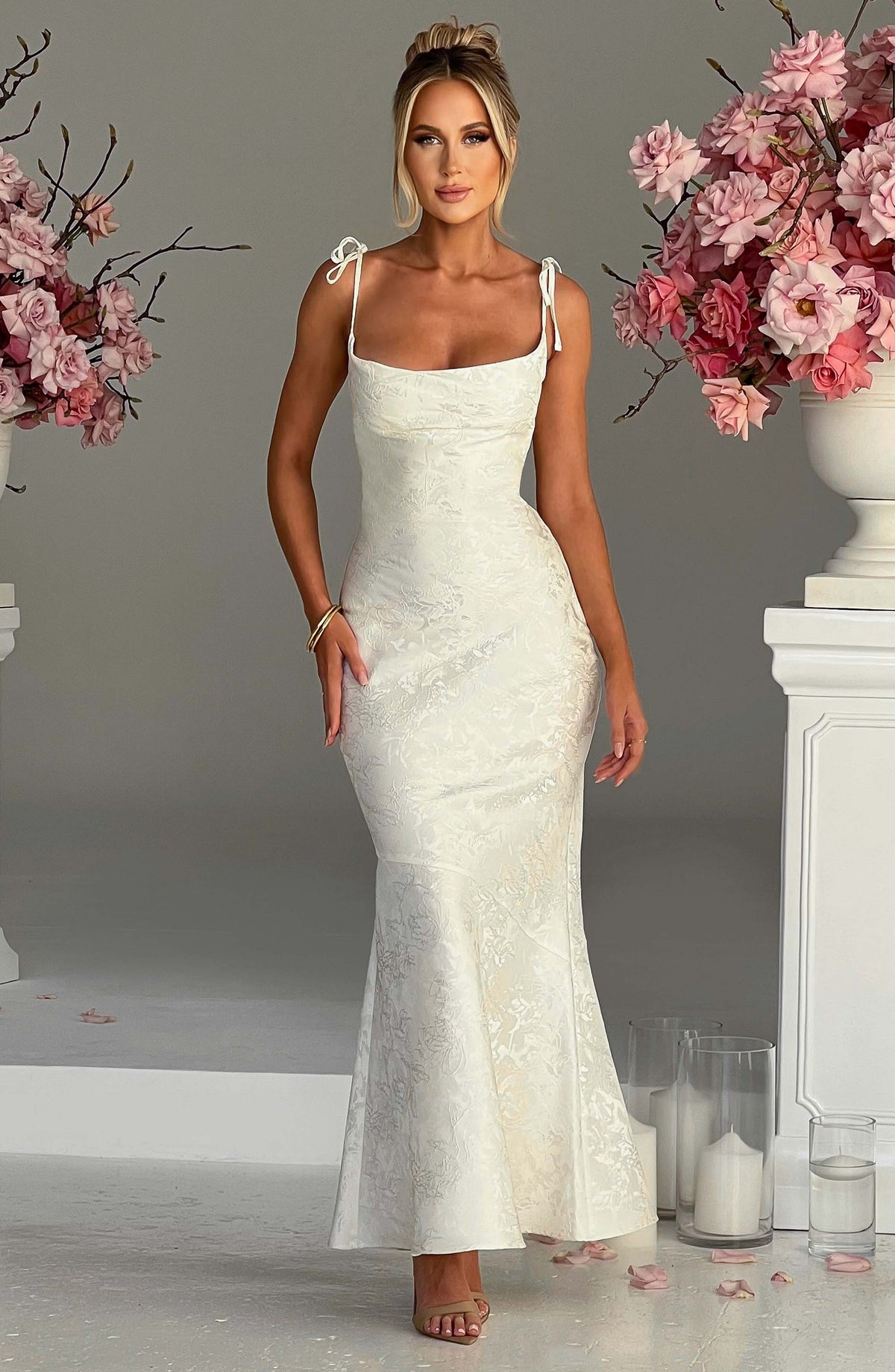 Belavie Whitnie Maxi Dress - Ivory