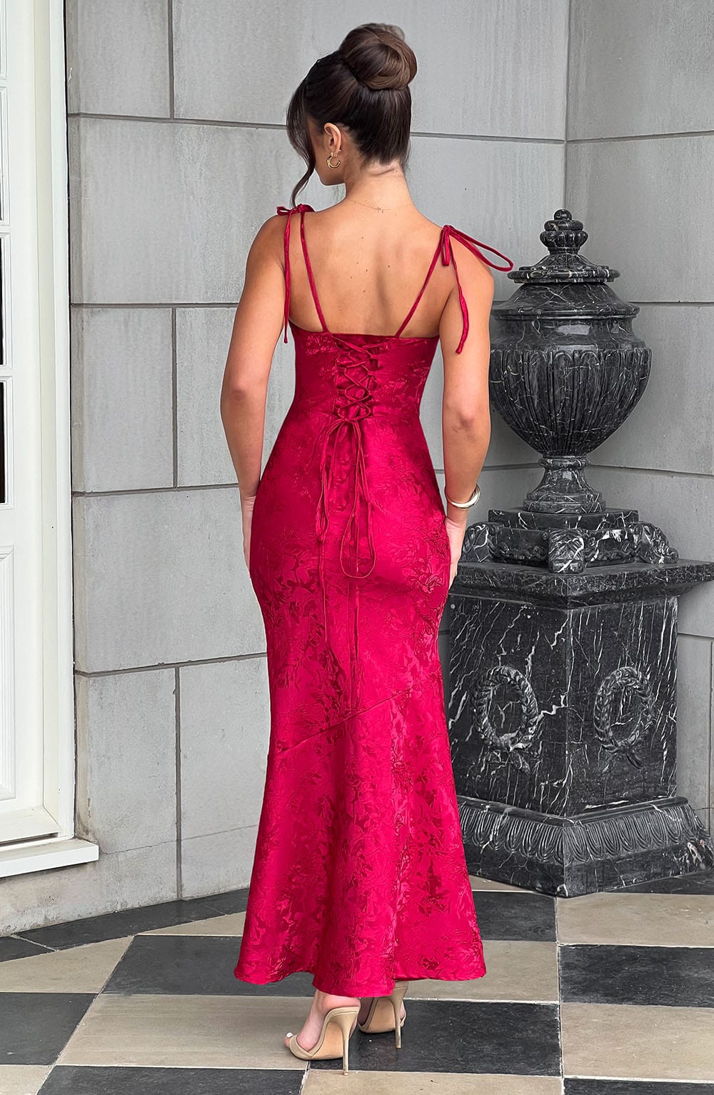 Belavie Whitnie Maxi Dress - Red
