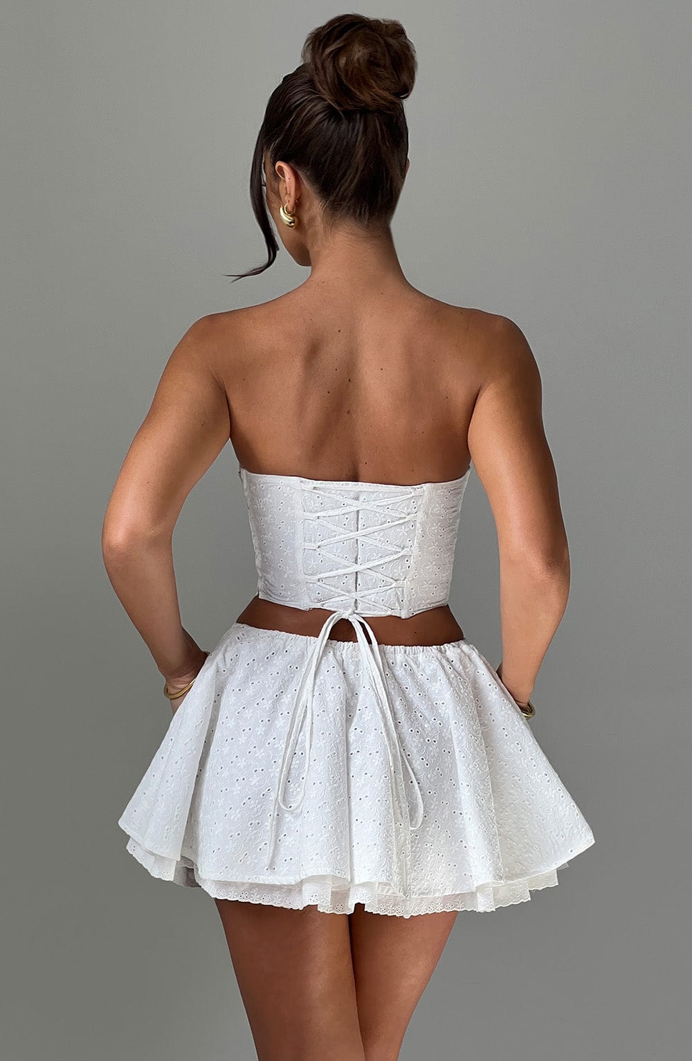 Belavie Winniella Mini Skirt - Ivory