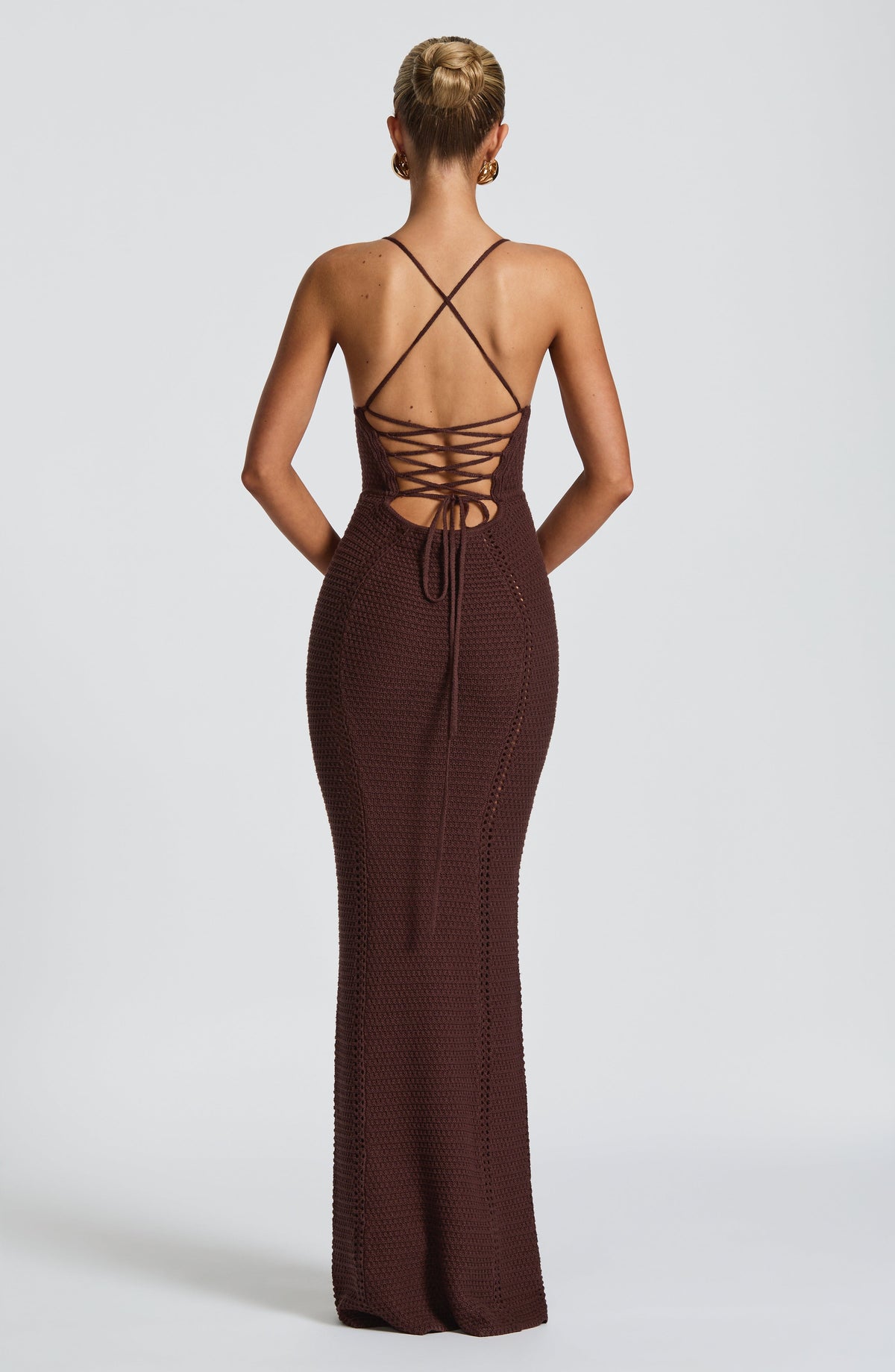 Belavie Xanthella Maxi Dress - Plum Brown