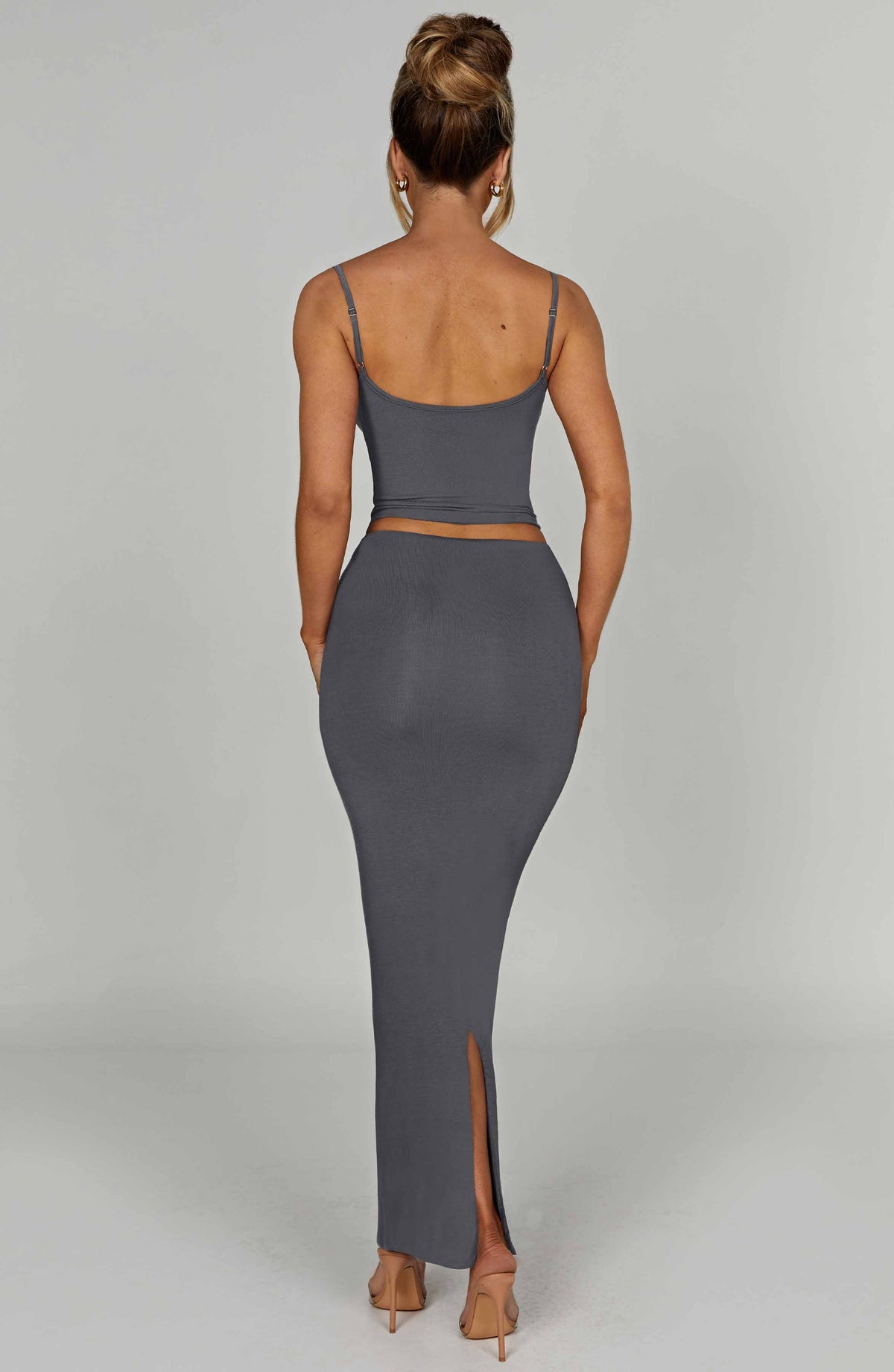 Belavie Yazminne Maxi Skirt - Charcoal