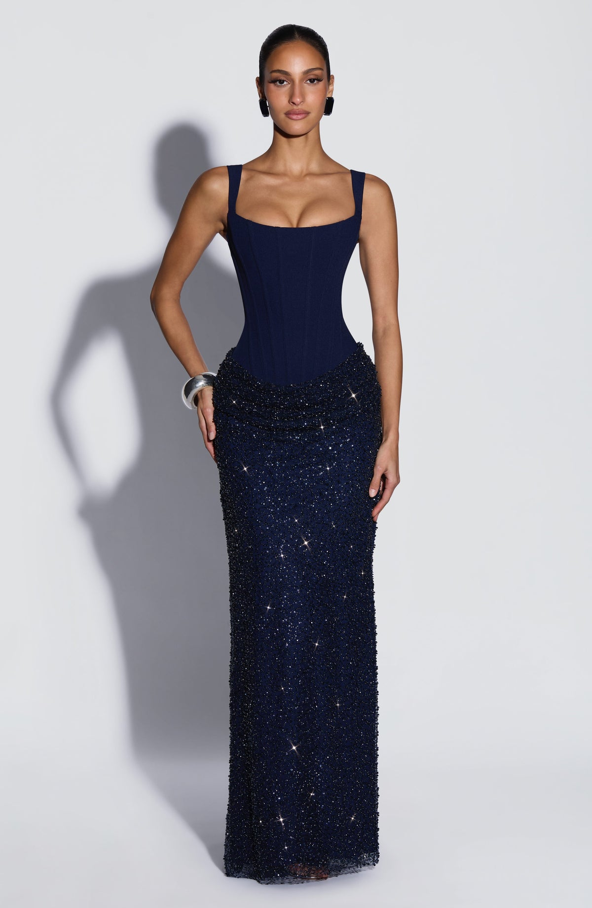 Belavie Yeonella Maxi Dress - Navy