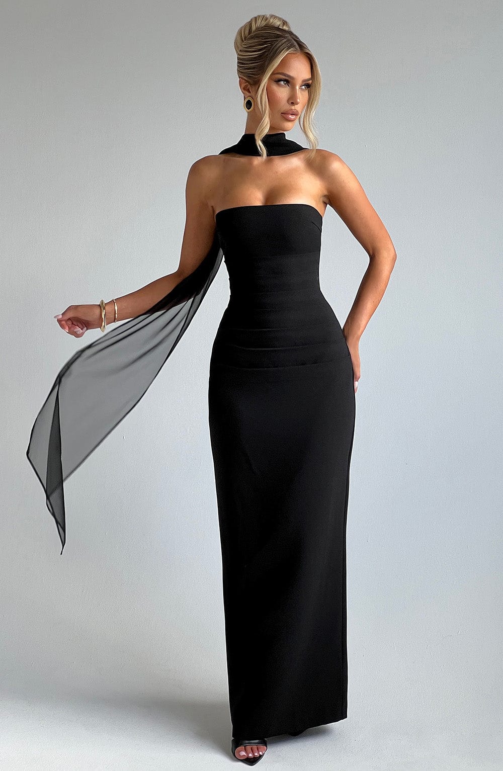 Belavie Yuliella Maxi Dress - Black
