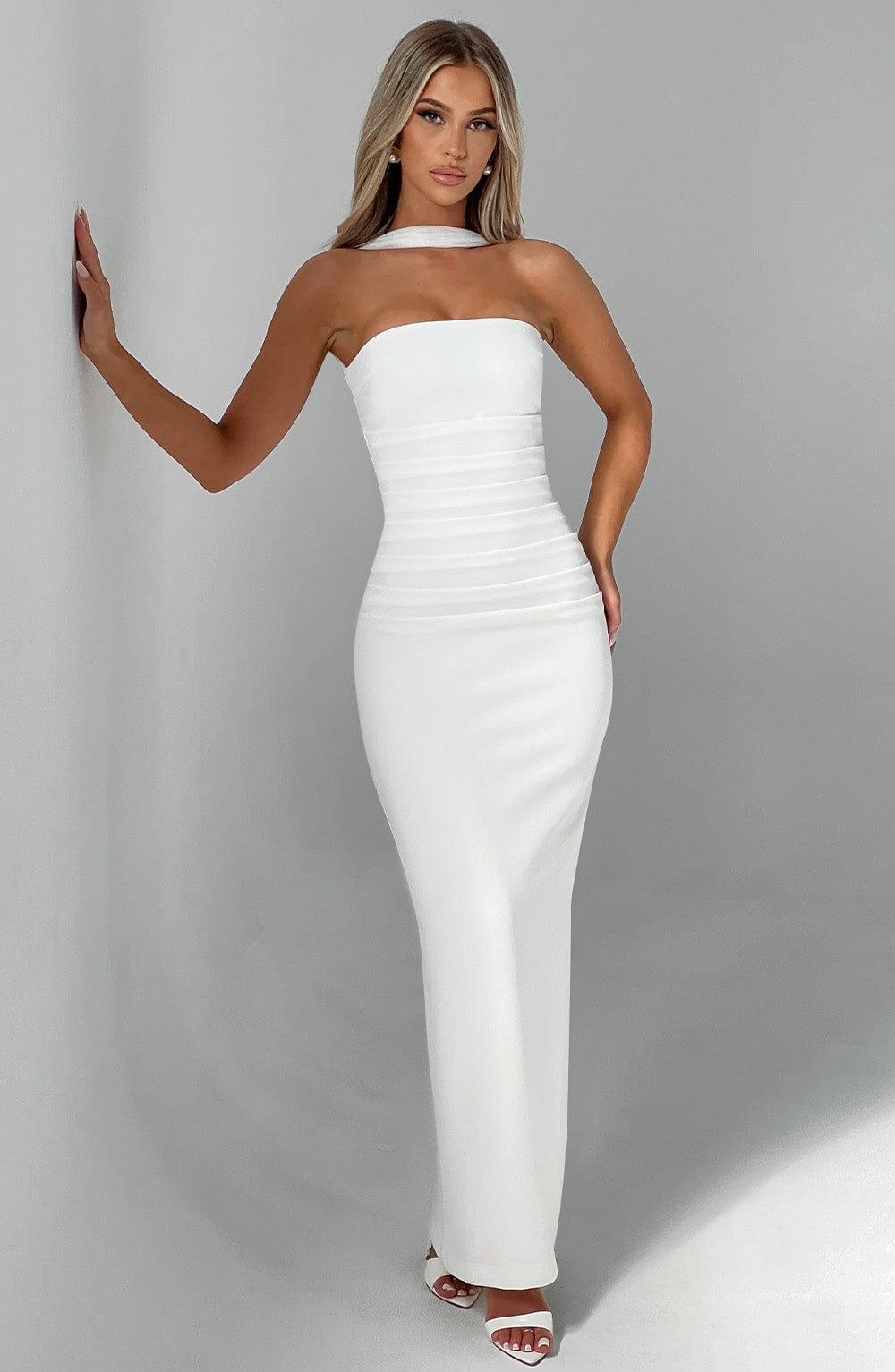 Belavie Yuliella Maxi Dress - Ivory