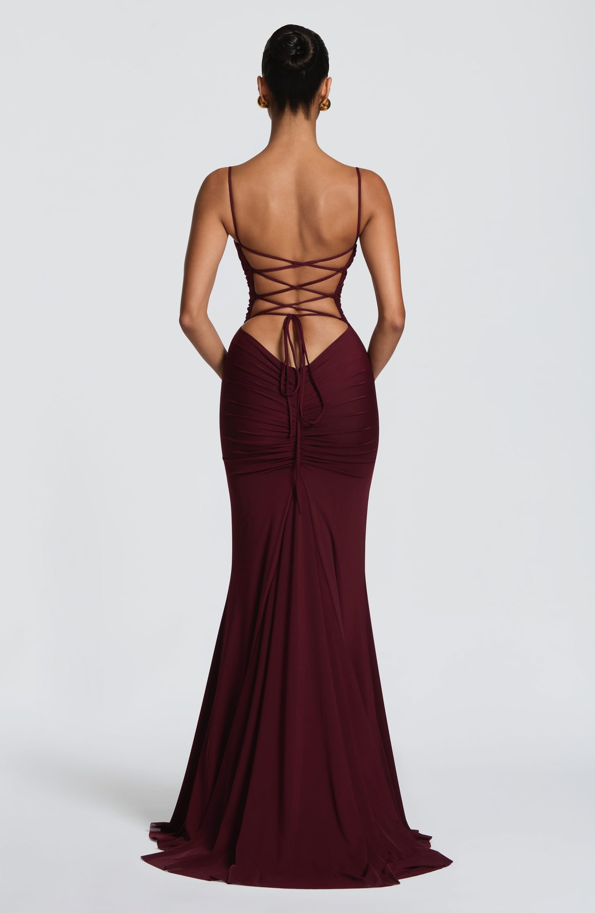 Belavie Zariella Gown - Cherry Lacquer